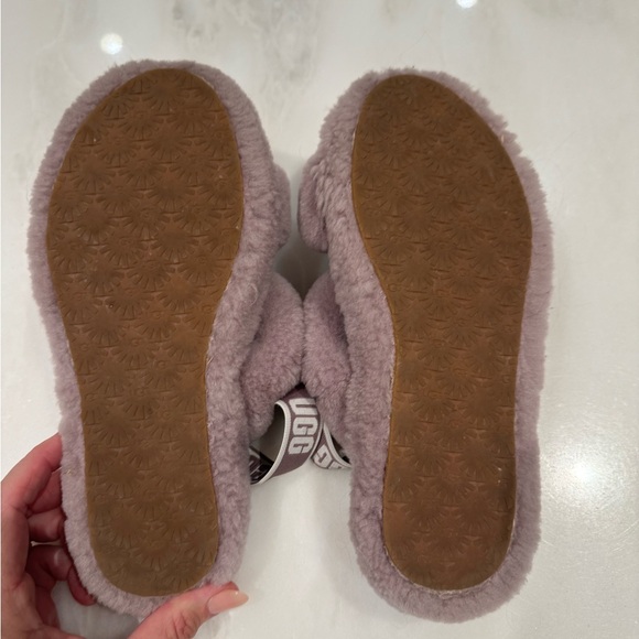 UGG Fluff Yeah Slides- violet- size 4.5 - Picture 4 of 4